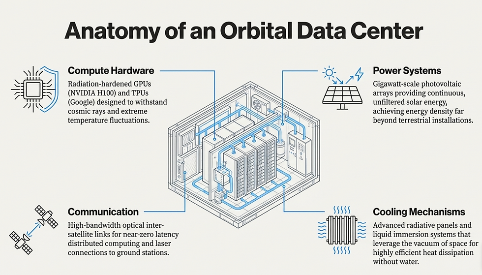 Anatomy of the In-Orbit Data Center