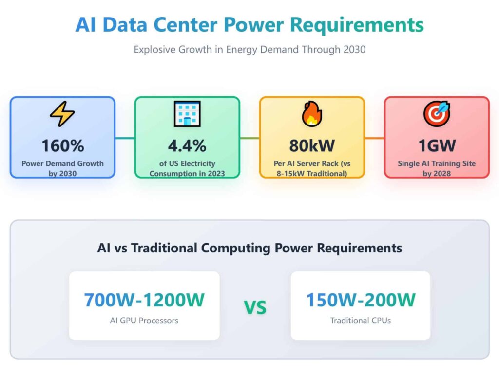 AI Power Demand Strains U.S. Electricity Grid