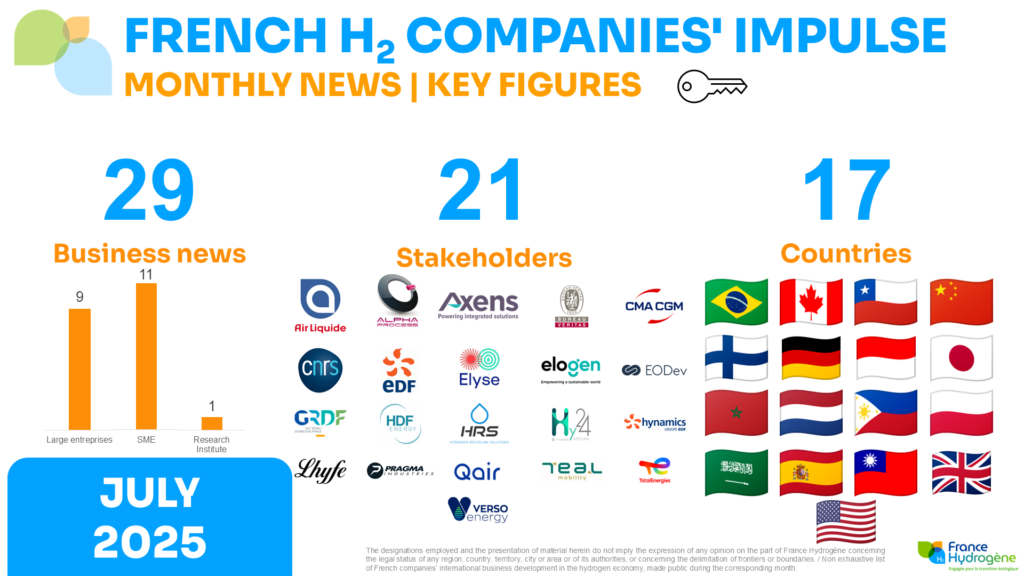 French Hydrogen Sector's Mid-2025 Global Activity