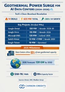 Geothermal PPAs Surge for AI Data Centers
