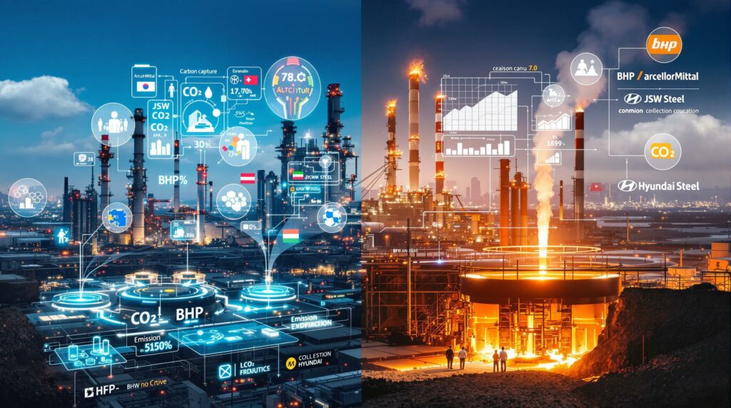 BHP Leads Steelmaker Carbon Capture Alliance