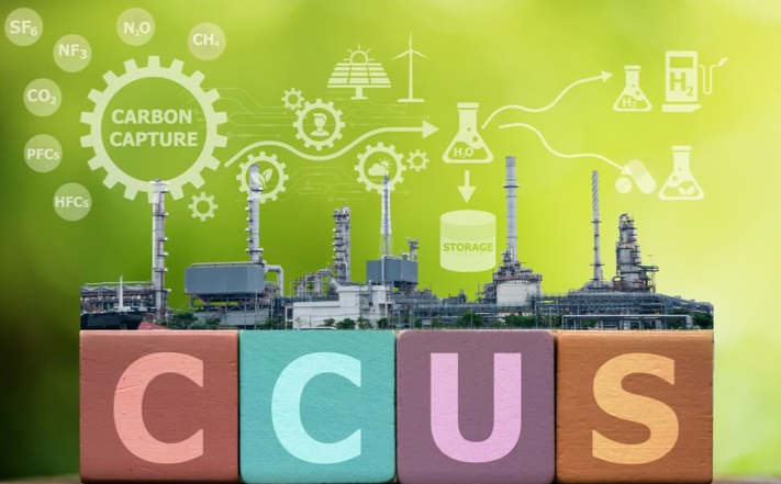 Infographic Visualizes Core CCUS Process Flow