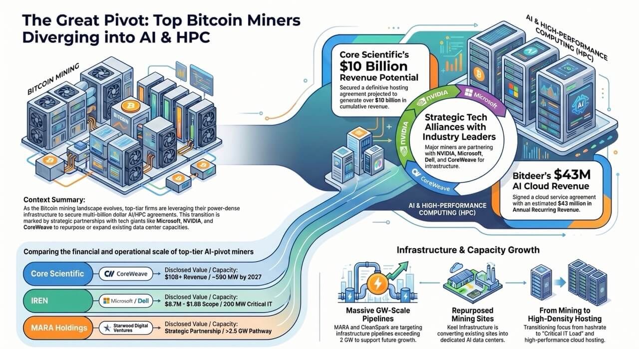 Miner Weekly – The Great Bitcoin Mining Power Shift: Who Won Q1? | TheEnergyMag — Bitcoin Miners Pivot to AI/HPC, Securing Multi-Billion Dollar Deals