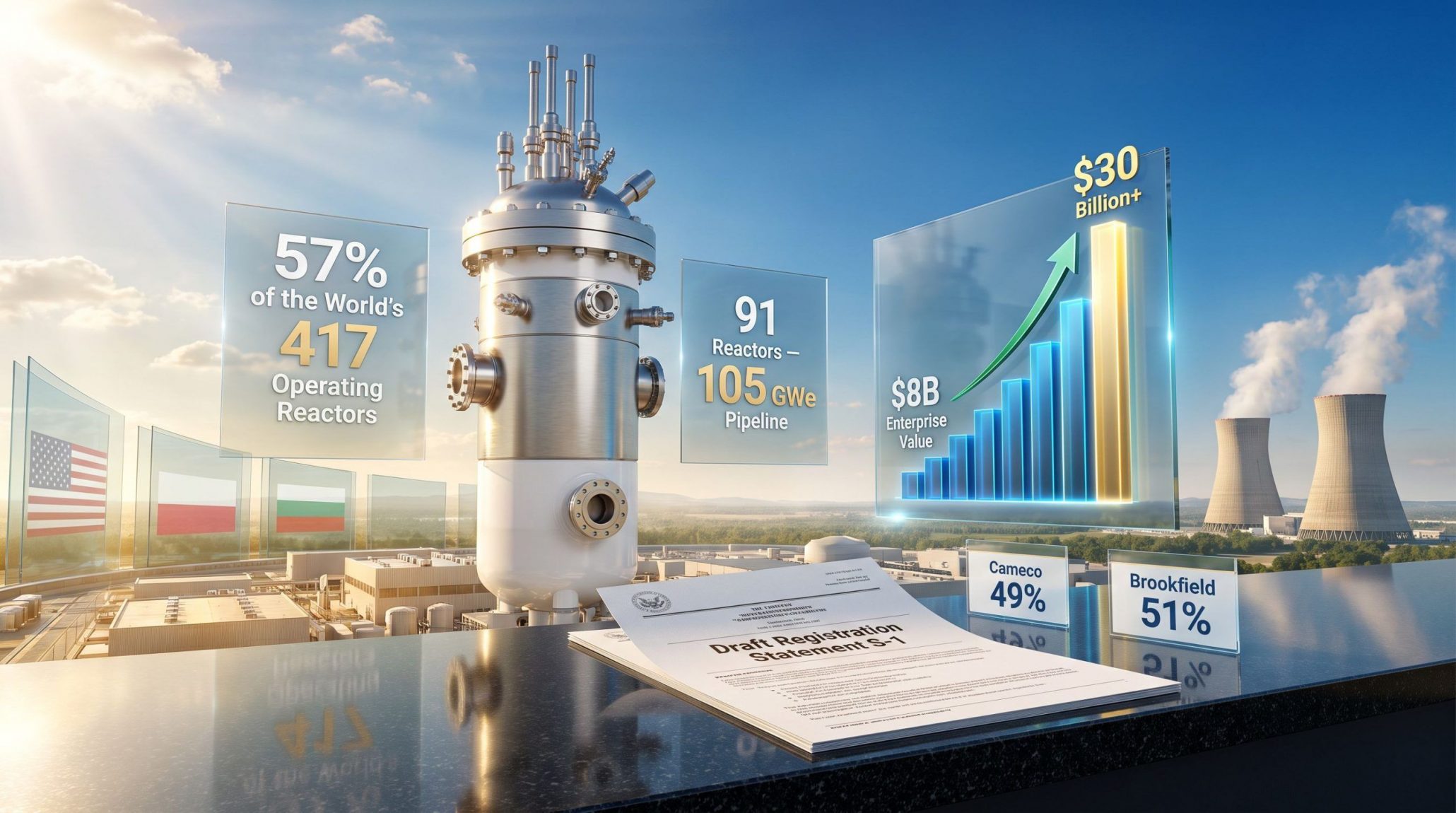 Westinghouse megadeal set to revitalize nuclear supply chain | Reuters — Westinghouse Dominates Nuclear Pipeline, Targets $30B+ Valuation