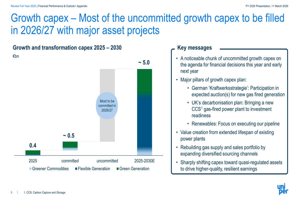 Renewable Energy Trends in 2026: Key Drivers, Growth Forecasts & Strategic Outlook | Green Fuel Journal — Uniper Commits €5B Capex by 2030, Prioritizing Flexible & Green Power
